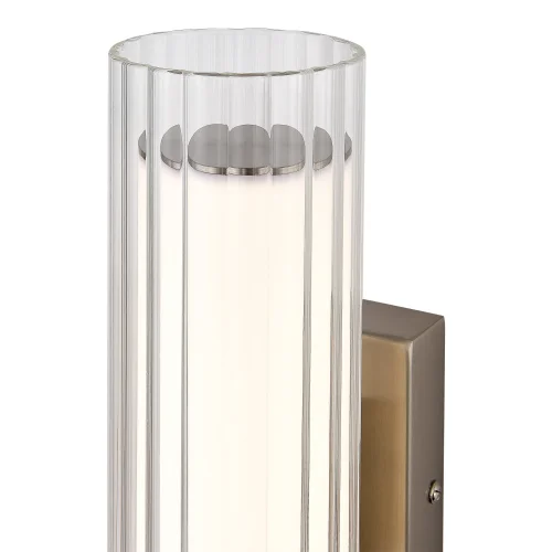 Бра LED Enfys SL2010.101.01 ST-Luce прозрачный белый на 1 лампу, основание никель в стиле современный фото 5