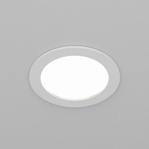 Светильник точечный Orb DL130-GX53-W Maytoni белый на 1 лампу, основание белое в стиле хай-тек современный круглый фото 4