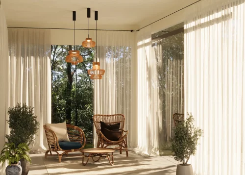 Светильник подвесной LED MOD465PL-L12BK2 Namiki Maytoni бежевый коричневый на 1 лампу, основание чёрное в стиле современный кантри фото 8