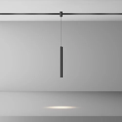 Трековый подвесой светильник Focus Led Flarity 4000K 5Вт 60° TR155-1-5W4K-B Maytoni чёрный для шинопроводов серии Magnetic trаck system Flarity чёрный фото 4