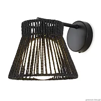 Бра Cottage FR5405WL-01B Freya чёрный 1 лампа, основание чёрное в стиле современный кантри арт-деко 