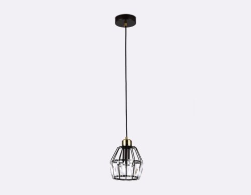 Светильник подвесной TR5875 Ambrella light коричневый прозрачный 1 лампа, основание коричневое в стиле модерн лофт  фото 2