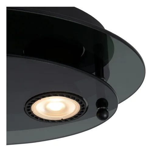 Светильник потолочный Okno 79181/02/30 Lucide чёрный 2 лампы, основание чёрное в стиле современный  фото 6