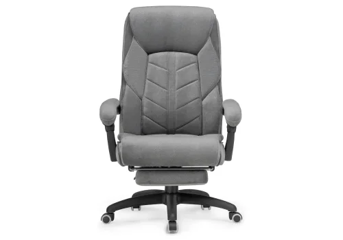 Компьютерное кресло Traun dark gray / black 15399 Woodville, серый/велюр, ножки/пластик/чёрный, размеры - *1170***700* фото 3