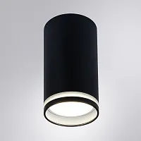 Светильник накладной Imai A2266PL-1BK Arte Lamp чёрный 1 лампа, основание чёрное в стиле модерн круглый