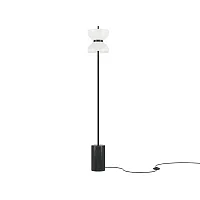 Торшер LED Kyoto MOD178FL-L11B3K Maytoni белый на 1 лампу, основание чёрное в стиле современный 