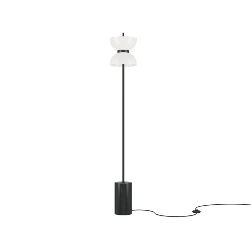 Торшер LED Kyoto MOD178FL-L11B3K Maytoni белый на 1 лампу, основание чёрное в стиле современный 