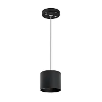 Светильник подвесной Rullo GX53 RP3487 Lightstar чёрный 1 лампа, основание чёрное в стиле хай-тек современный 