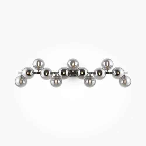 Бра Dallas MOD547WL-13CH Maytoni прозрачный серый на 13 ламп, основание хром в стиле современный фото 4