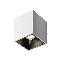 Светильник накладной LED Alfa LED C065CL-8W4K-SQ-WB Maytoni белый на 1 лампу, основание белое в стиле современный хай-тек квадратный