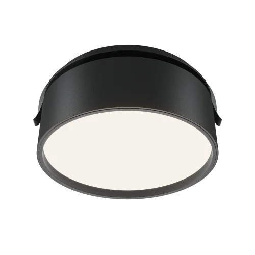 Светильник точечный LED Onda DL024-18W4K-B Maytoni чёрный 1 лампа, основание чёрное в стиле современный хай-тек круглый