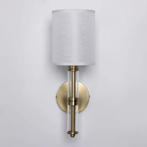 Бра Конрад 667022901 MW-Light белый на 1 лампа, основание античное бронза в стиле классический  фото 3