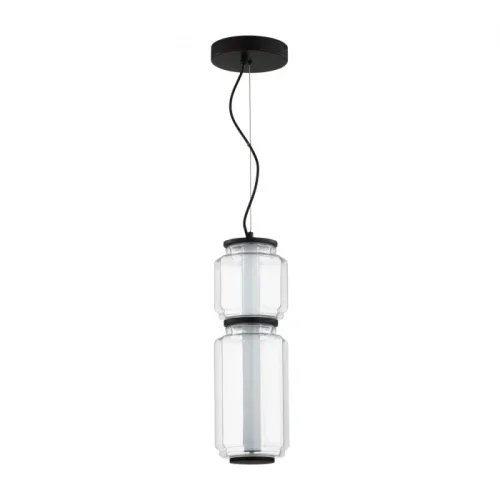 Светильник подвесной LED Jam 5409/20L Odeon Light на 1 лампу, основание чёрное в стиле хай-тек 