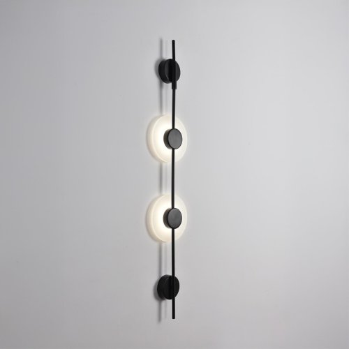 Бра LED Eca 8372/16WL Lumion белый на 1 лампу, основание чёрное в стиле минимализм фото 4