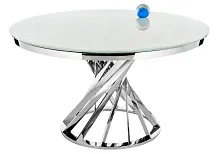 Стол стеклянный Twist steel / white
  11395 Woodville столешница белая из стекло