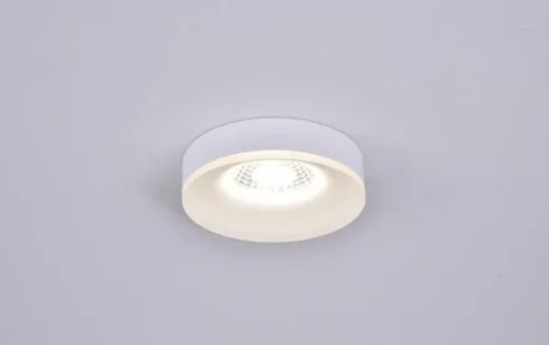 Светильник точечный Tevere OML-102909-01 Omnilux белый на 1 лампу, основание белое в стиле современный 