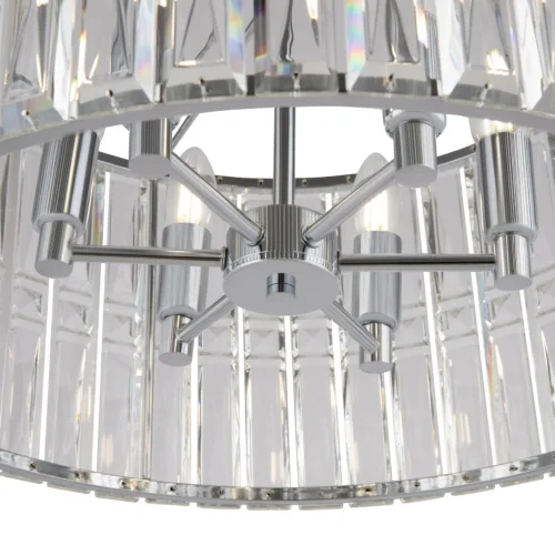 Люстра подвесная Facet MOD094PL-06CH Maytoni прозрачная на 6 ламп, основание хром в стиле современный классический  фото 4