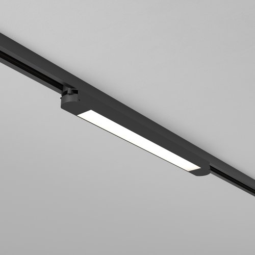 Трековый светильник LED Basis TR000-1-12W4K-B_1 Maytoni белый для шинопроводов серии Basis чёрный фото 3