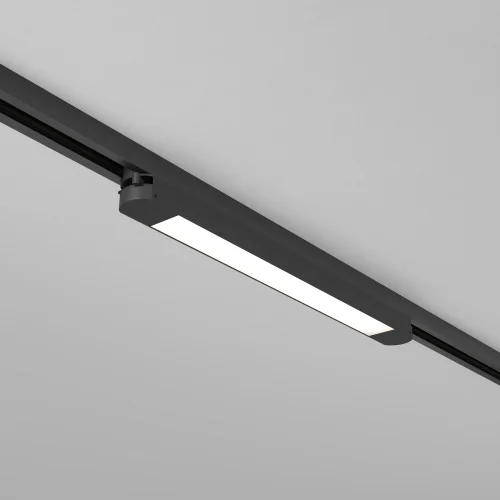 Трековый светильник LED Basis TR000-1-12W4K-B_1 Maytoni белый для шинопроводов серии Basis чёрный фото 3