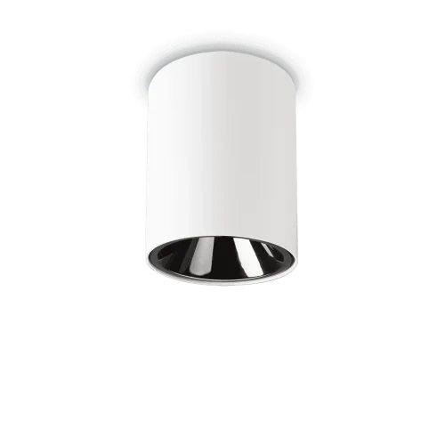 Светильник накладной LED NITRO FI 15W ROUND BIANCO Ideal Lux белый 1 лампа, основание белое в стиле современный круглый