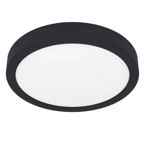Светильник накладной LED Fueva 5 900653 Eglo белый 1 лампа, основание чёрное в стиле современный круглый