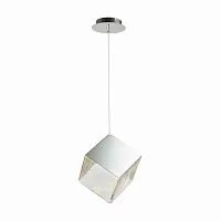 Светильник подвесной Riello SL1182.103.01 ST-Luce прозрачный хром 1 лампа, основание хром в стиле современный 