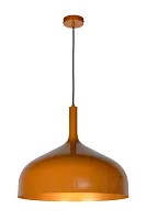 Светильник подвесной Rozalla 30483/50/44 Lucide оранжевый коричневый 1 лампа, основание коричневое оранжевое в стиле винтаж современный 