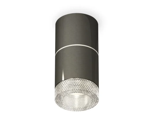 Светильник накладной Techno spot XS7403042 Ambrella light чёрный 1 лампа, основание чёрное в стиле хай-тек современный круглый