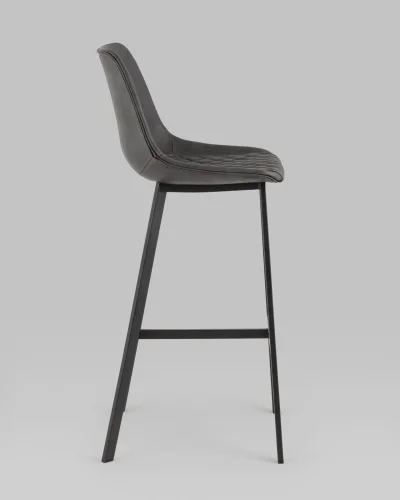 Стул барный TEXAS, экокожа, серый УТ000038913 Stool Group, /, ножки//, размеры - *1080***475*490 фото 2