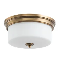 Светильник потолочный Alonzo A1735PL-3SR Arte Lamp белый 3 лампы, основание матовое латунь латунь в стиле модерн 