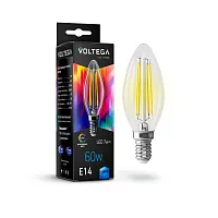Лампа LED Crystal 7153 Voltega VG10-C35E14cold7W-FHR  E14 7вт