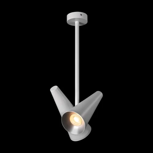 Светильник потолочный Giro MOD095CL-02W Maytoni белый 2 лампы, основание белое в стиле современный  фото 2