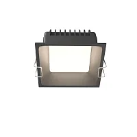 Светильник точечный LED Okno DL056-12W3-4-6K-B Maytoni чёрный на 1 лампу, основание чёрное в стиле современный 
