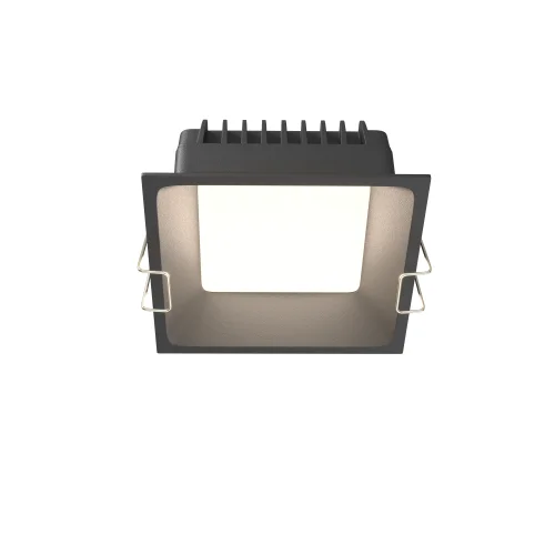 Светильник точечный LED Okno DL056-12W3-4-6K-B Maytoni чёрный на 1 лампу, основание чёрное в стиле современный 