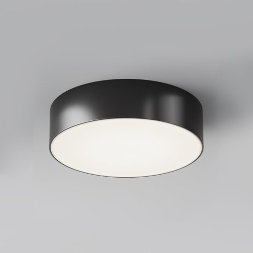 Потолочный светильник LED Zon IP O431CL-L30B4K Maytoni уличный IP65 чёрный 1 лампа, плафон чёрный белый в стиле современный хай-тек LED фото 2