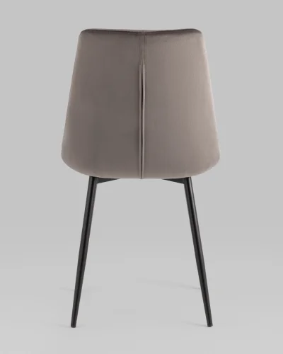 Стул Флекс New, велюр антрацитовый УТ000039289 Stool Group, антрацит/велюр, ножки/металл/чёрный, размеры - *830**** фото 5