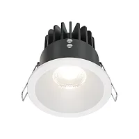 Светильник точечный LED Zoom DL034-L12W4K-W Maytoni белый 1 лампа, основание белое в стиле модерн 