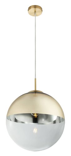 Светильник подвесной Varus 15858 Globo золотой 1 лампа, основание золотое в стиле современный шар