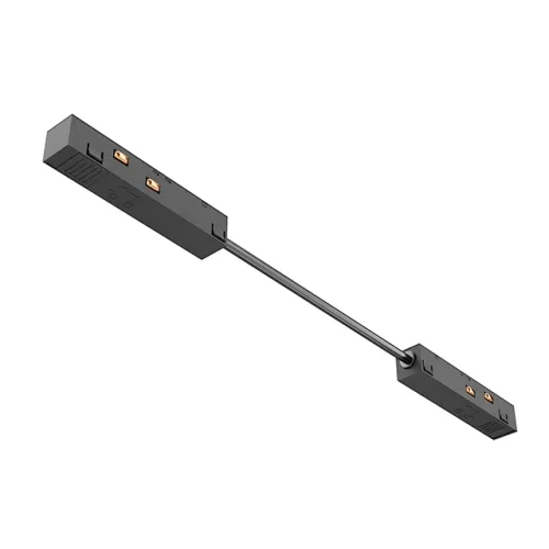 Угловой коннектор питания 15 см Magnetic track system TRA034CPC-42B-15 Maytoni чёрный в стиле хай-тек современный для светильников серии Magnetic track system Exility подвесной встраиваемый накладной магнитный exility тонкая магнитная