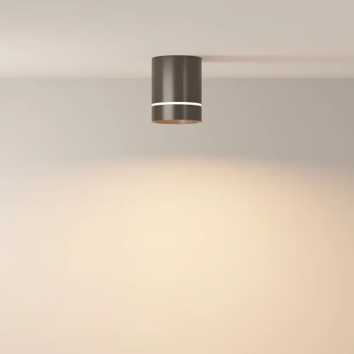 Светильник накладной LED Orlo C085CL-9W3K-B Maytoni чёрный на 1 лампу, основание чёрное в стиле современный хай-тек круглый фото 10