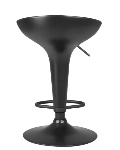 Стул барный 1004-BlackBase-LM BOMBA BLACK,  цвет сиденья черный, цвет основания черный Dobrin, чёрный/, ножки/металл/чёрный, размеры - 660*880***430*360 фото 5