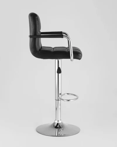 Стул барный Малави NEW, черный NP УТ000039146 Stool Group, /экокожа, ножки/металл/, размеры - 910*1110**** фото 6