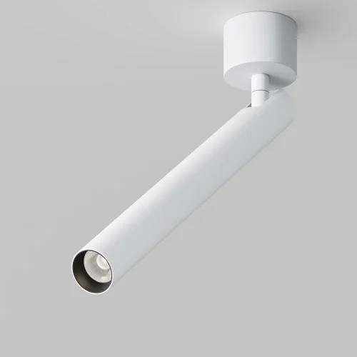 Светильник накладной LED Focus T C141CL-L300-6W4K-W Maytoni белый 1 лампа, основание белое в стиле современный хай-тек трубочки