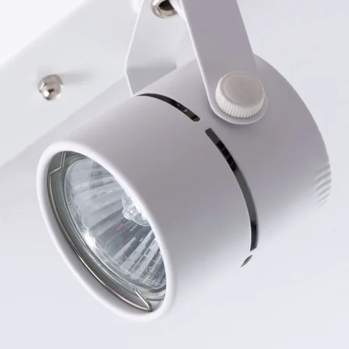 Спот с 2 лампами Mizar A1311PL-2WH Arte Lamp белый GU10 в стиле современный  фото 3