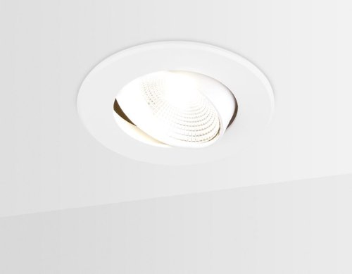 Светильник точечный LED S480 W Ambrella light белый 1 лампа, основание белое в стиле хай-тек современный  фото 2