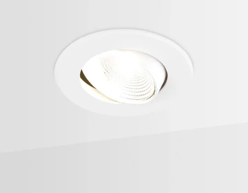 Светильник точечный LED S480 W Ambrella light белый 1 лампа, основание белое в стиле хай-тек современный  фото 2