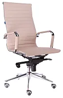 Кресло руководителя Rio M Экокожа Бежевый EC-03Q PU Beige Everprof, бежевый/экокожа, ножки//, размеры - 1080*1140***560*