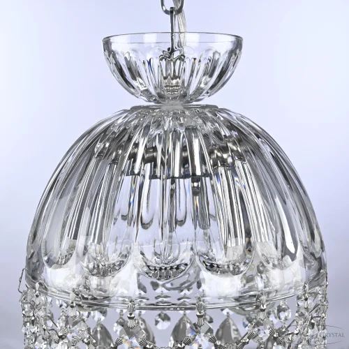 Светильник подвесной 5478/22 Ni Clear/M-1H Bohemia Ivele Crystal прозрачный 3 лампы, основание никель прозрачное в стиле классический sp фото 4