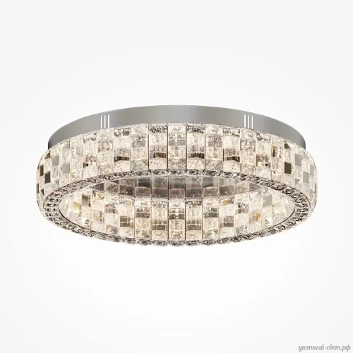 Люстра потолочная LED Castello MOD335CL-L24CH3K Maytoni прозрачная на 1 лампа, основание хром в стиле современный 
