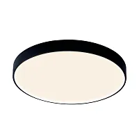 Светильник потолочный LED Cumbuco Ii 8839 Mantra чёрный на 1 лампу, основание чёрное в стиле современный круглый